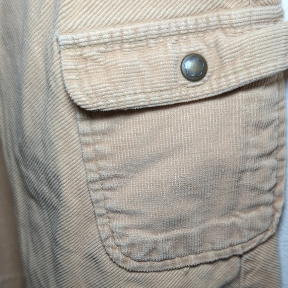 Vintage Gymboree Tan Corduroy Jumper with Pockets 100% Cotton Size S / 3 Years - Picture 3 of 4